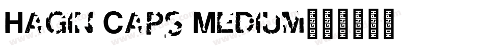 Hagin Caps Medium字体转换